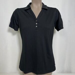 Consolidated Analytics OGIO Glam Black Performance Polo Shirt Women's SMALL NWT